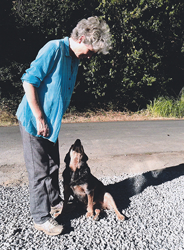 liza loop and her dog stephie